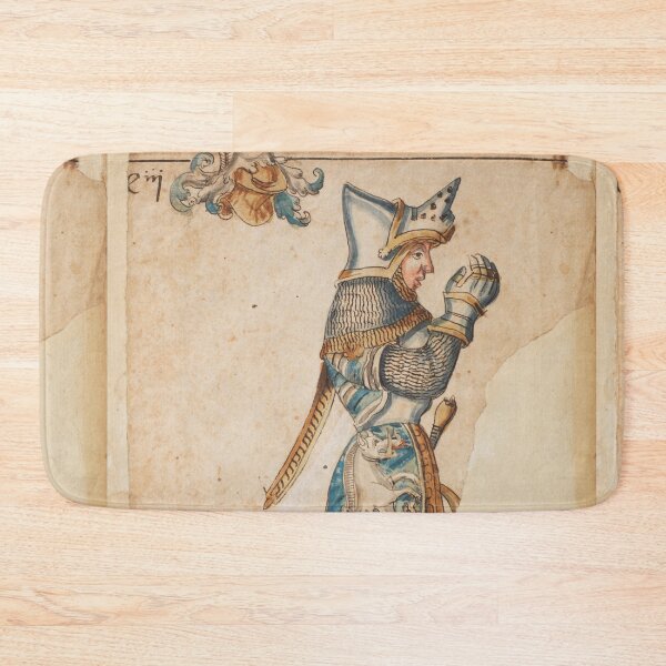 Item preview, Praying Knight Medieval artwork designed and sold by Vintage Designs +.