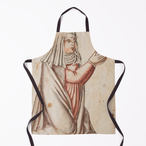 Item preview, Praying woman Medieval artwork designed and sold by Vintage Designs +.