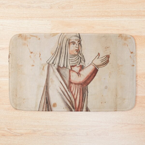 Item preview, Praying woman Medieval artwork designed and sold by Vintage Designs +.