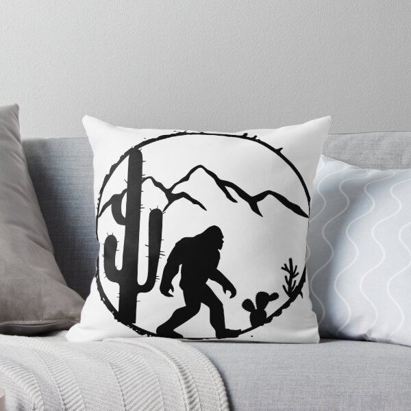 Item preview, Bigfoot cactus mountains landscape designed and sold by WalkinNature.