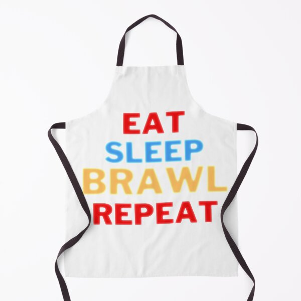 Item preview, eat sleep brawl repeat designed and sold by z-mens-world.