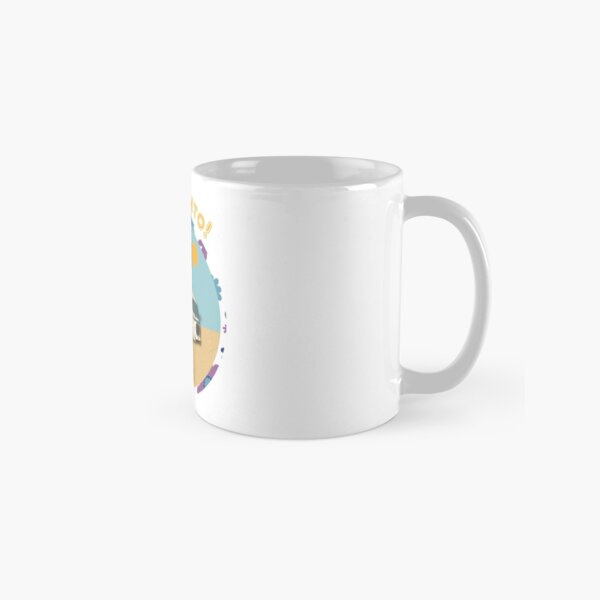 Ahoj leto, Skoda 706 RTO lux bus, retro design, retro floral pattern Classic Mug