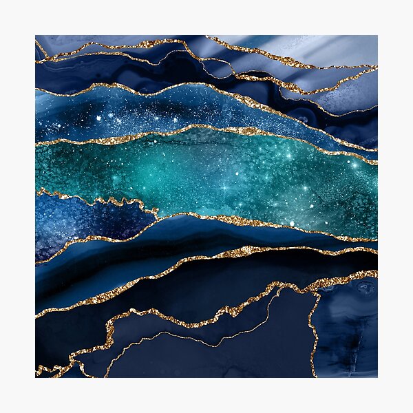 Item preview, Glamour Milky Way Faux Marble Galaxy designed and sold by MysticMarble.
