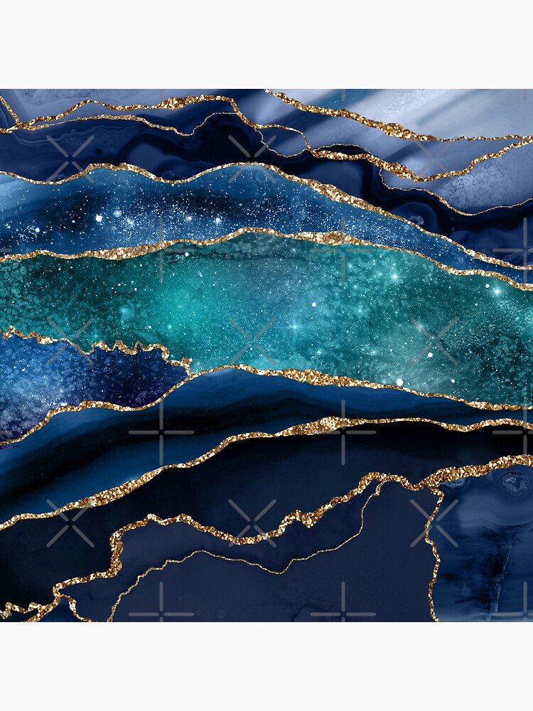 Glamour Milky Way Marble Galaxy by MysticMarble