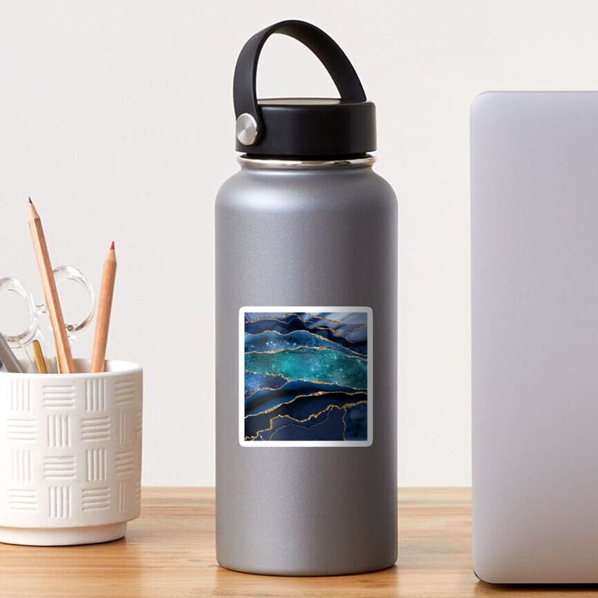 Glamour Milky Way Marble Galaxy Sticker