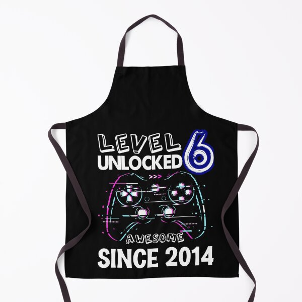 Item preview, Level 6 Unlocked Awesome Since 2014 Video Game 6th Birthday designed and sold by oussama dif.