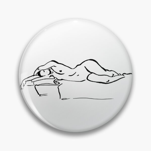 Item preview, Nude sketch, One line drawing, Apartment decor, Female form art, Queer art print, Affiche scandinave, Sensual art, Erotic painting print designed and sold by GalleryArtField.