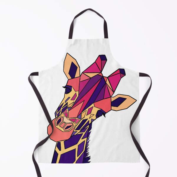 Item preview, Geometric Giraffe - Blue Pink Orange designed and sold by Geometricshow.