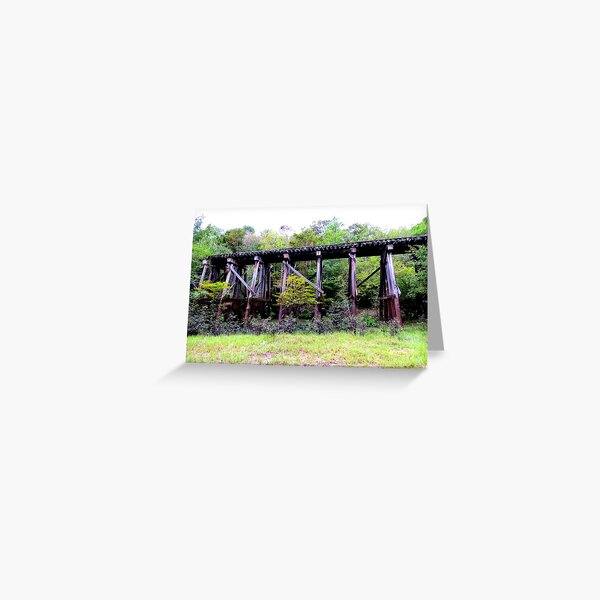 Item preview, railroad trestle in the woods designed and sold by tomcat2170.