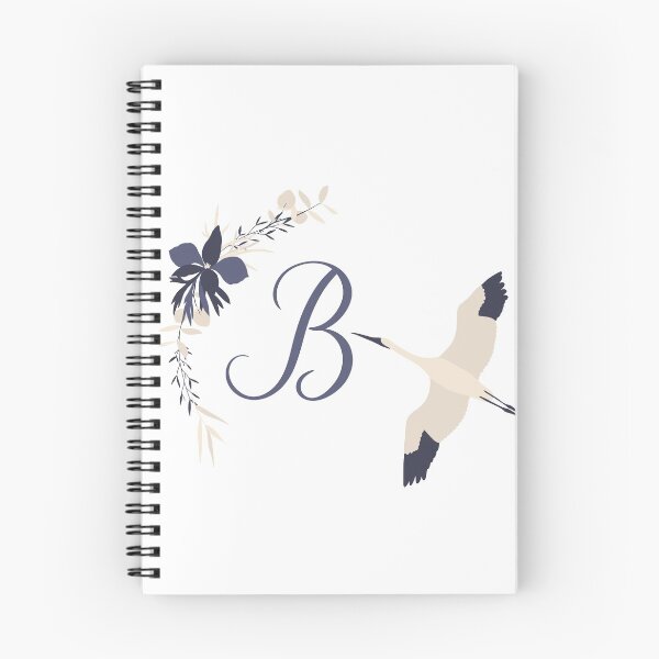 Artikelvorschau, Fleur Initial B. entworfen und verkauft von limeandcedar.