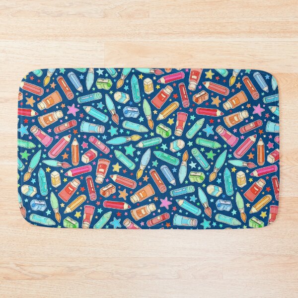 Item preview, Rainbow Stationary and Art Supplies - Dark Blue designed and sold by micklyn.