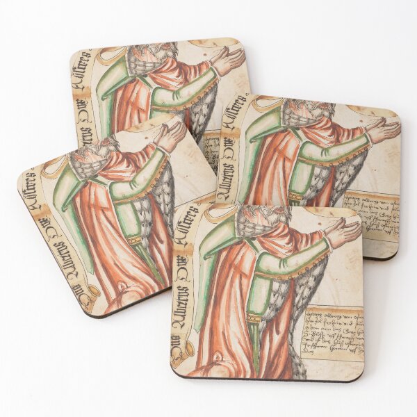 Item preview, Praying priest Medieval artwork designed and sold by Vintage Designs +.