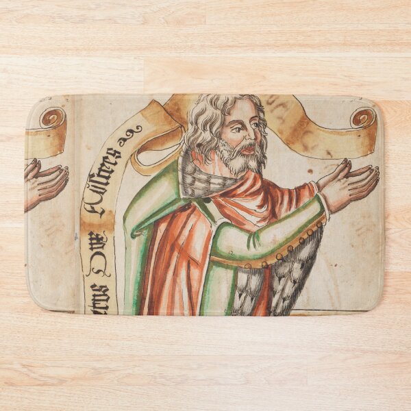 Item preview, Praying priest Medieval artwork designed and sold by Vintage Designs +.