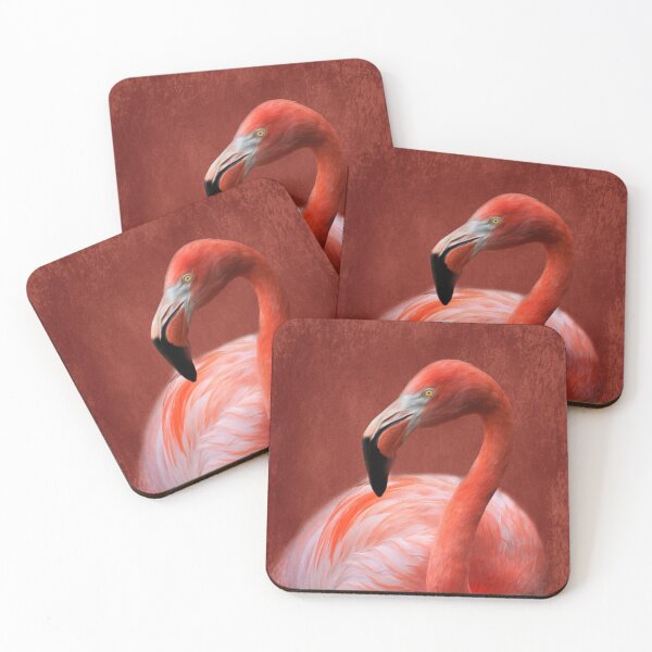 Item preview, Flamingo in pink with texture designed and sold by Nicole Bleck.