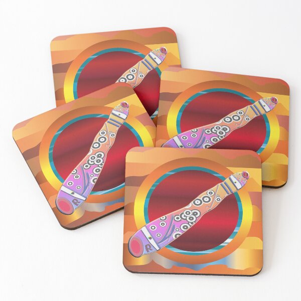 Item preview, Didgeriddo aboriginal art Australian traditions designed and sold by Ralek.