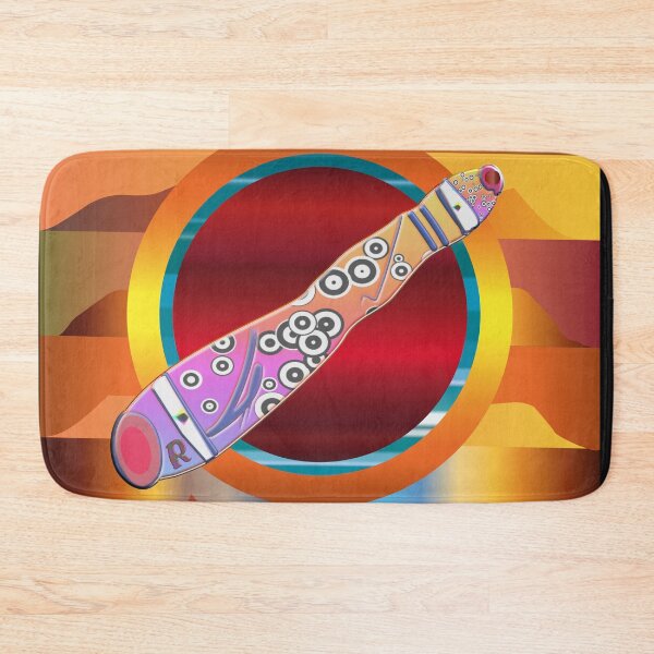 Item preview, Didgeriddo aboriginal art Australian traditions designed and sold by Ralek.
