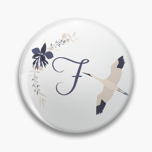 Artikelvorschau, Fleur Initial F. entworfen und verkauft von limeandcedar.