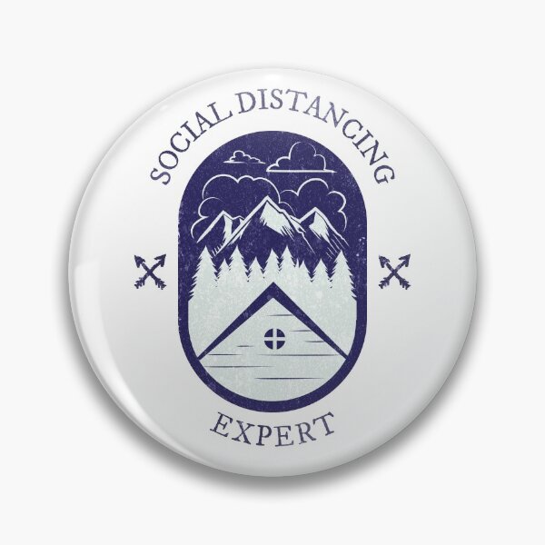 Item preview, Social Distancing Expert - Funny Quarantine Quote - Vintage outdoors design designed and sold by TamGustam.