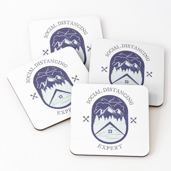 Item preview, Social Distancing Expert - Funny Quarantine Quote - Vintage outdoors design designed and sold by TamGustam.