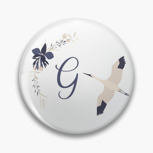 Fleur Initial G Pin