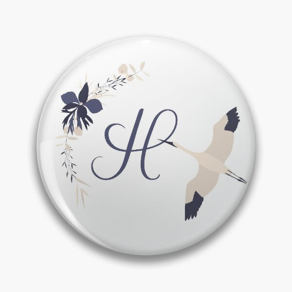 Item preview, Fleur Initial H designed and sold by limeandcedar.