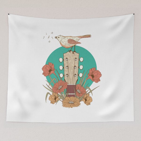 Item preview, Song Bird Guitar designed and sold by MyMaxDesign.