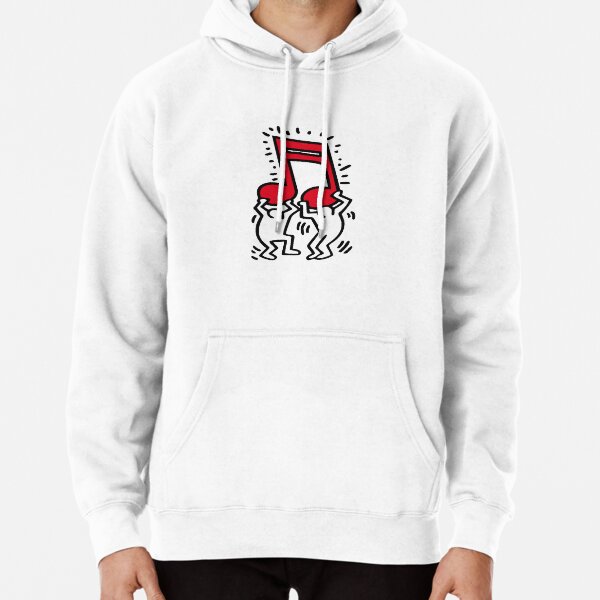 Keith Haring - Musique Talking Heads Abstrait Pop Art - T Shirt Sweat à capuche épais