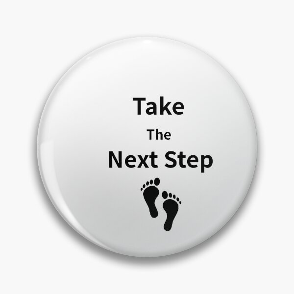 Item preview, Take the Next Step Black and White designed and sold by SimpleRicky.