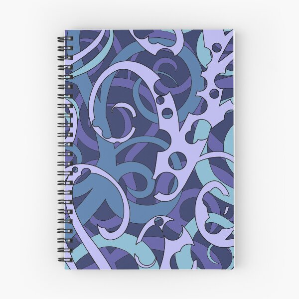 Item preview, Blue Green Purple Swirling Abstract Art designed and sold by shanigans-shop.