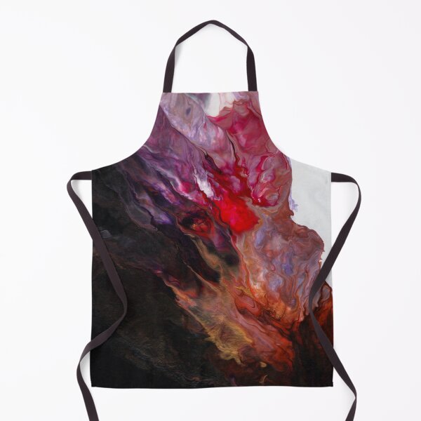 Item preview, My City is Burning (acrylic Dutch-pour) designed and sold by Alane Fideler.