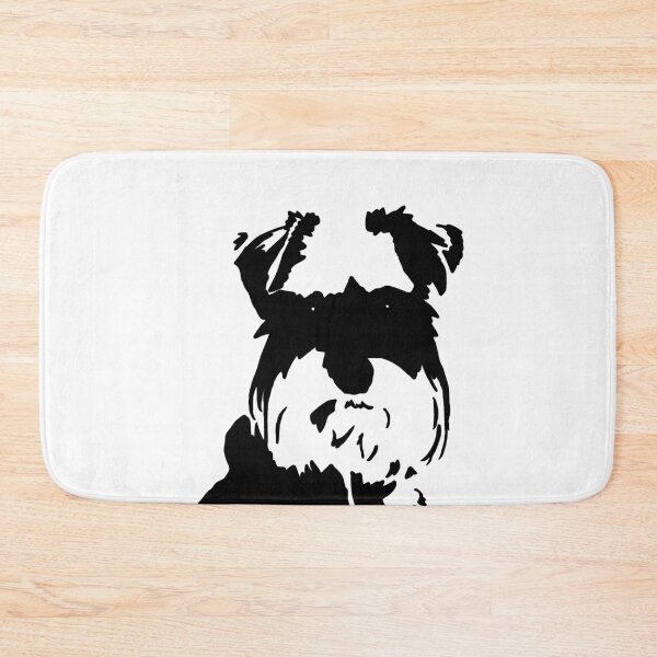 Aperçu de l'œuvre Schnauzer miniature Chien minimaliste créée et vendue par Whoofster.