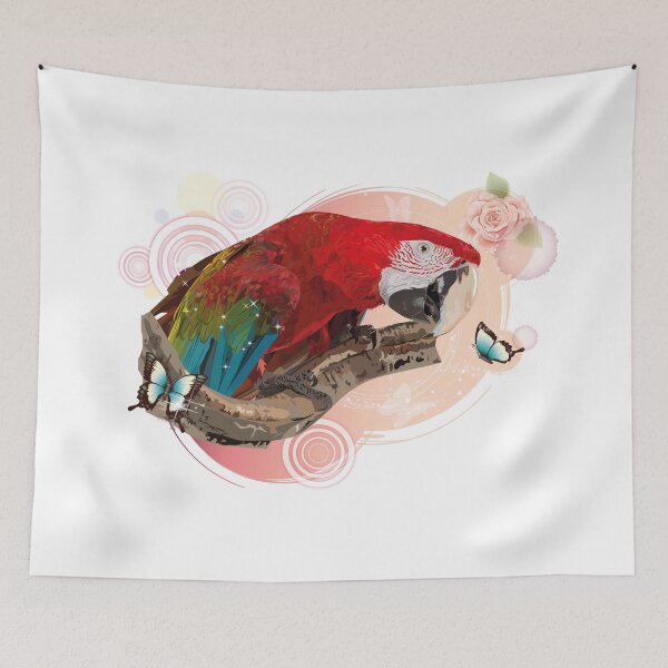 Item preview, green-winged macaw designed and sold by obscurite.