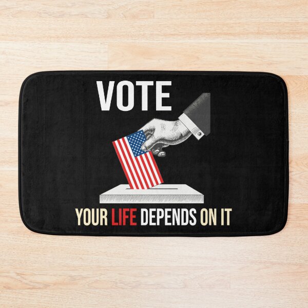 Item preview, Vote Your Life Depends On It Vintage American Flag designed and sold by 2MDesign.