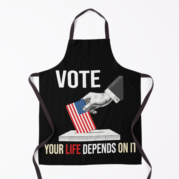 Item preview, Vote Your Life Depends On It Vintage American Flag designed and sold by 2MDesign.