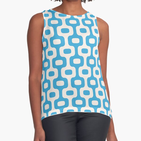 Item preview, Ipanema Sky Blue and White Pattern designed and sold by StupidHeadArt.