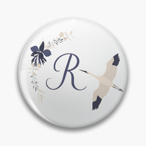 Artikelvorschau, Fleur Initial R. entworfen und verkauft von limeandcedar.