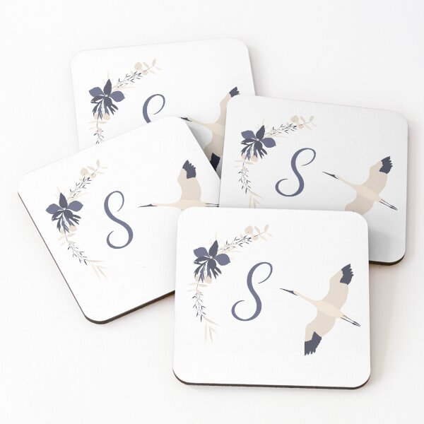 Item preview, Fleur Initial S designed and sold by limeandcedar.