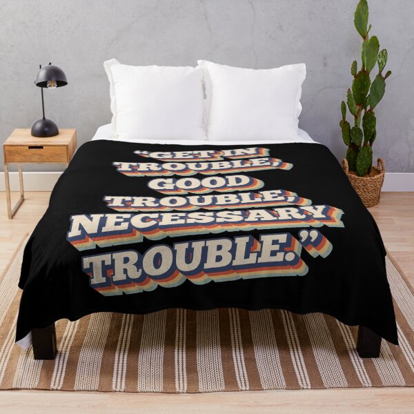 Item preview, Get In Trouble, Good Trouble, Necessary Trouble designed and sold by CrystalCrush.