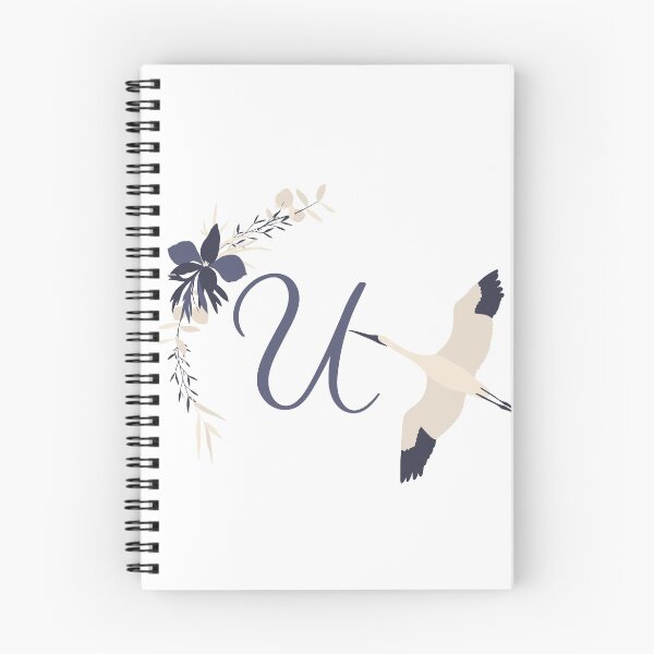 Artikelvorschau, Kopie von Fleur Initial U. entworfen und verkauft von limeandcedar.
