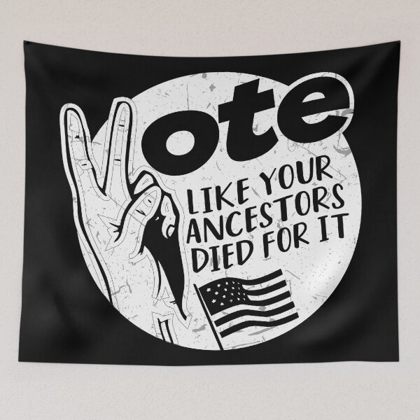 Item preview, vote like your ancestors died for it Vintage American Flag  designed and sold by 2MDesign.