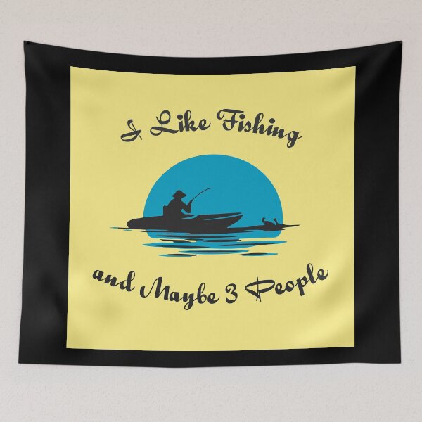 Item preview, i like fishing and maybe 3 people designed and sold by WilliamsGFX.