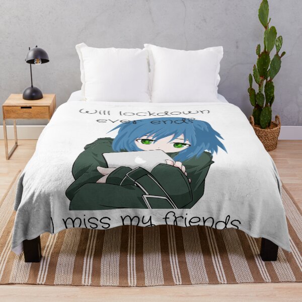 Item preview, Sad anime - Will lockdown ever end? designed and sold by TeeZoneZtore.