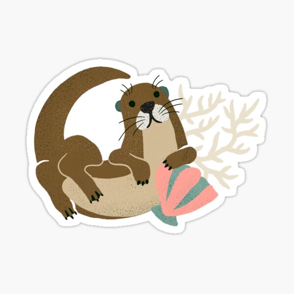 Artikel-Vorschau von Otter-Sammlung - Holzkohle, designt und verkauft von Cat Coquillette.