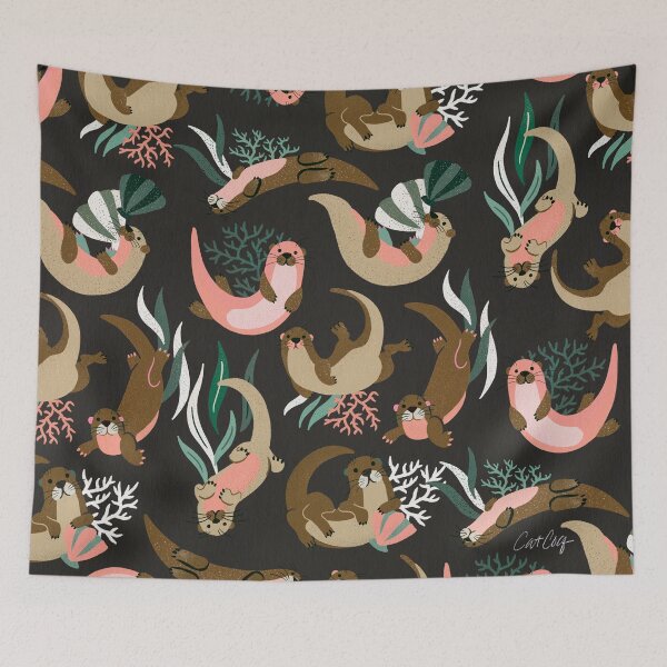 Item preview, Otter Collection - Charcoal designed and sold by Cat Coquillette.