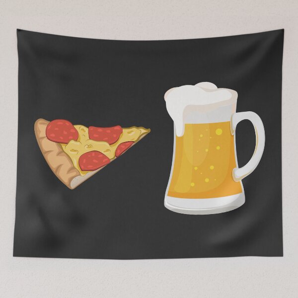 Item preview, Pizza and beer designed and sold by Gezwompl.