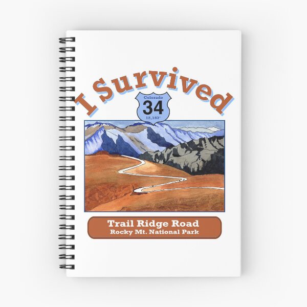 Artikelvorschau, Ich habe Trail Ridge Road überlebt, 12.183 Fuß, Rocky Mountain Nationalpark entworfen und verkauft von MMc Buck.