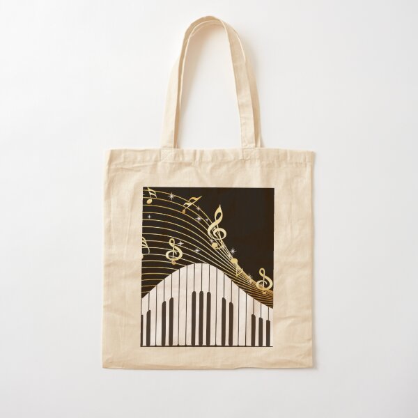 Piano Key Portable Tote Bag - Artistic Pod