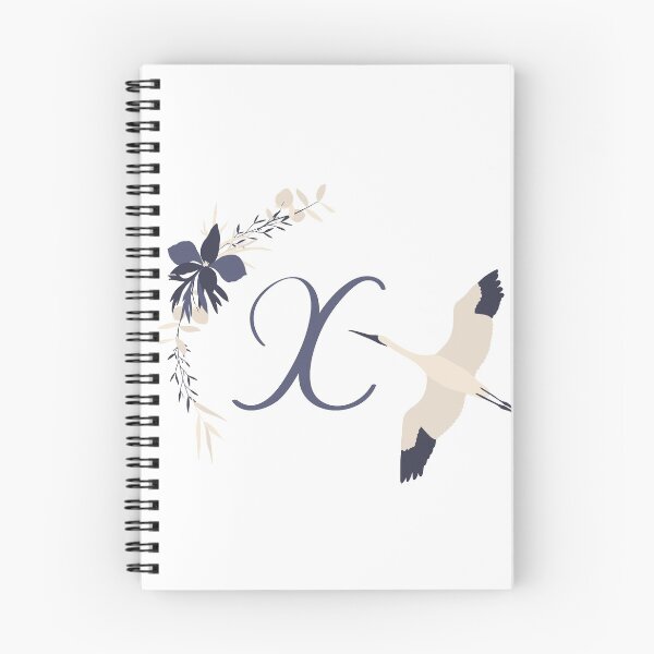 Item preview, Fleur Initial X designed and sold by limeandcedar.