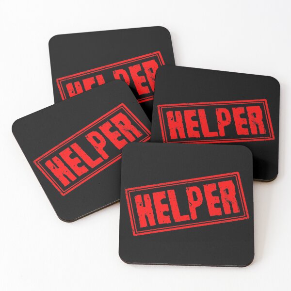 Item preview, The Helper (Vintage Retro Stamp) designed and sold by SassyClassyMe.