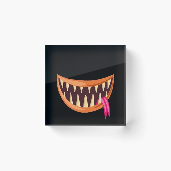 Item preview, Smiley Monster's Mouth and Sharp Teeth - Digital Illustration designed and sold by Borislav Shekerdzhiyski.